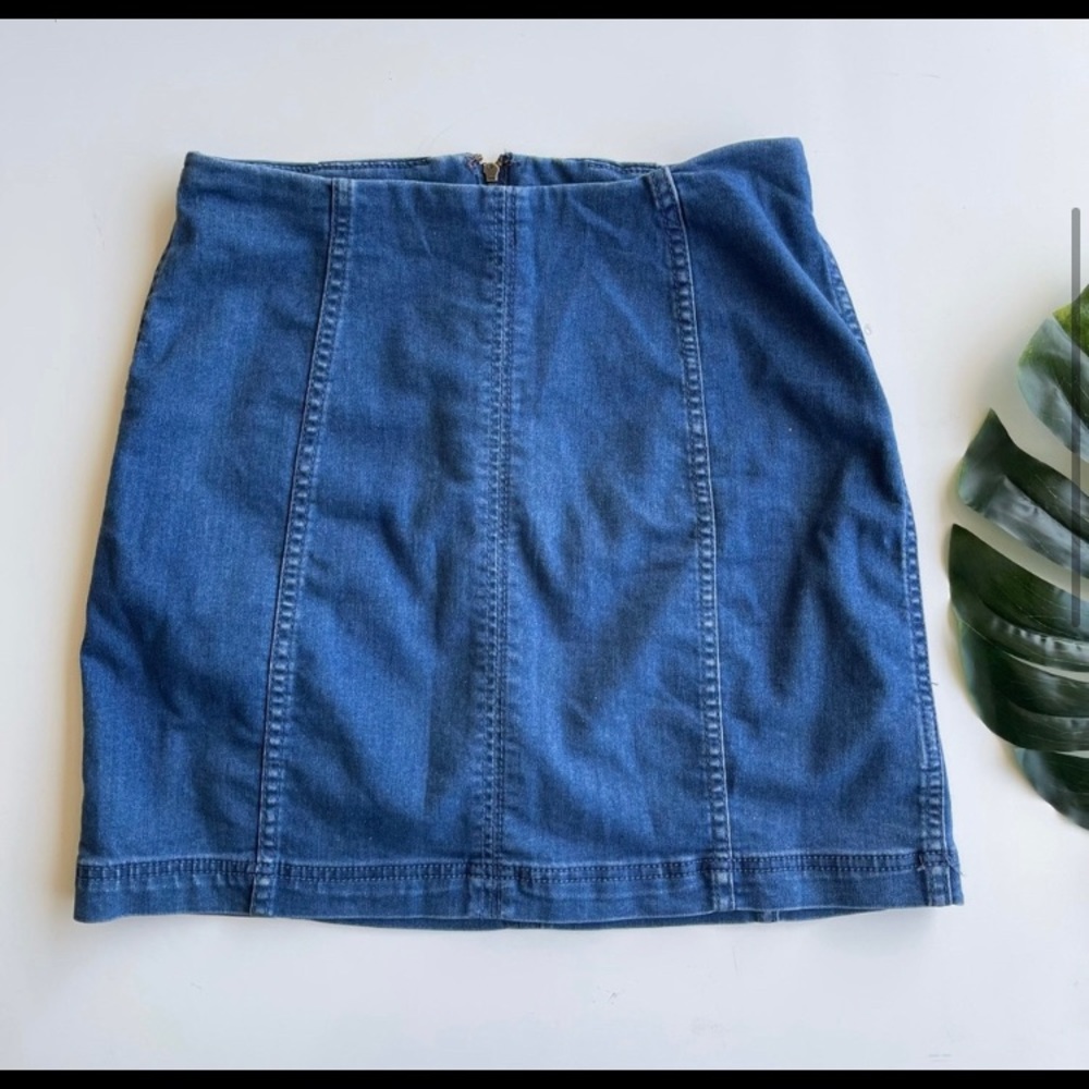 Free People Denim Skirt